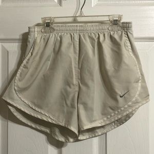 Nike Dri-Fit White Shorts - Size S